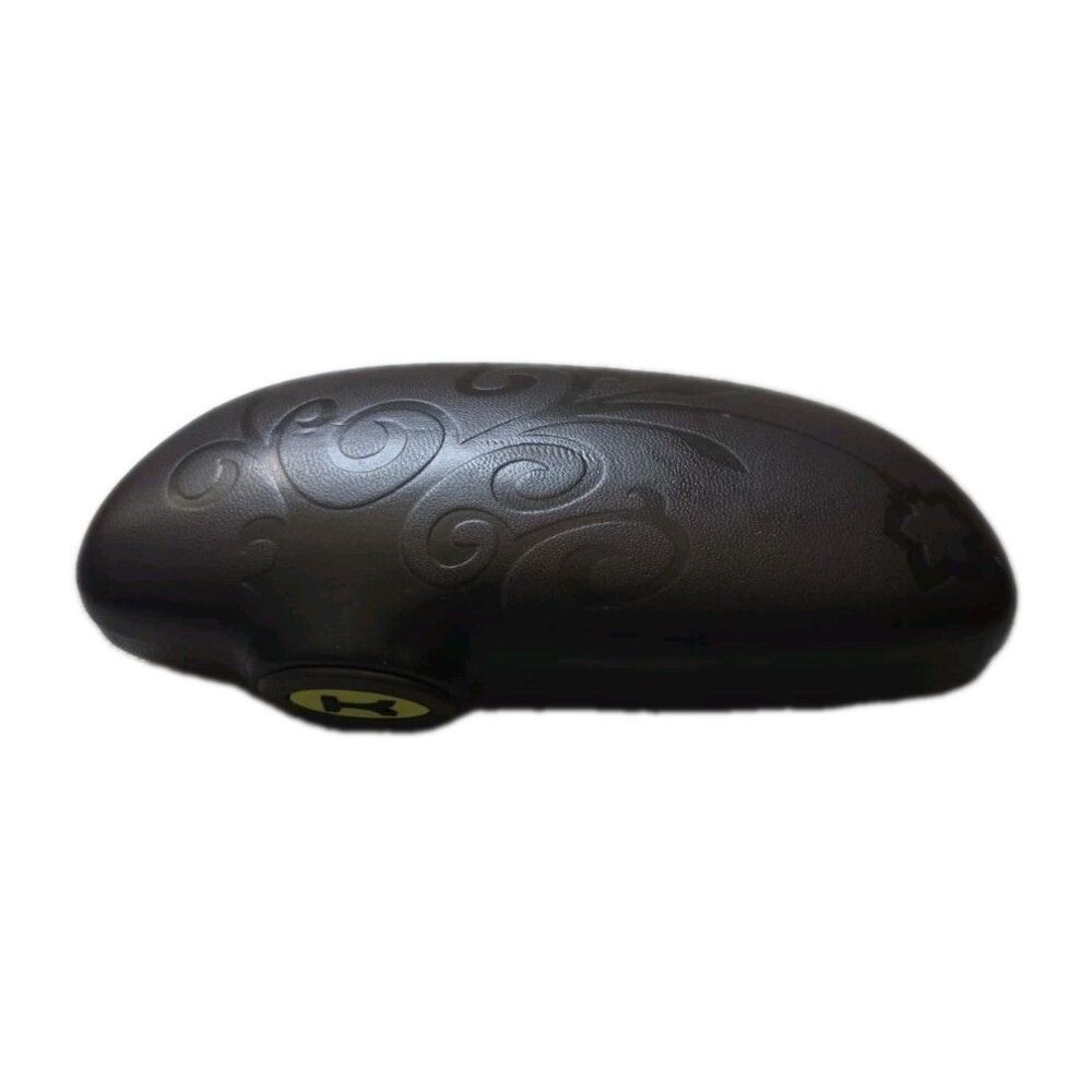 Koali Morel France Brown Floral Swirl Hard Shell Eyeglass Glasses Case GUC USED